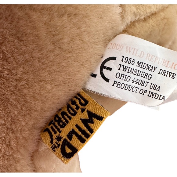 WWF Adoption Wild Republic Plush Lion Stuffed Animal 13” King Of The Jungle K&M - Picture 4 of 5